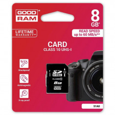 Card Goodram S1A0 SD 8GB Clasa 10 UHS-I foto