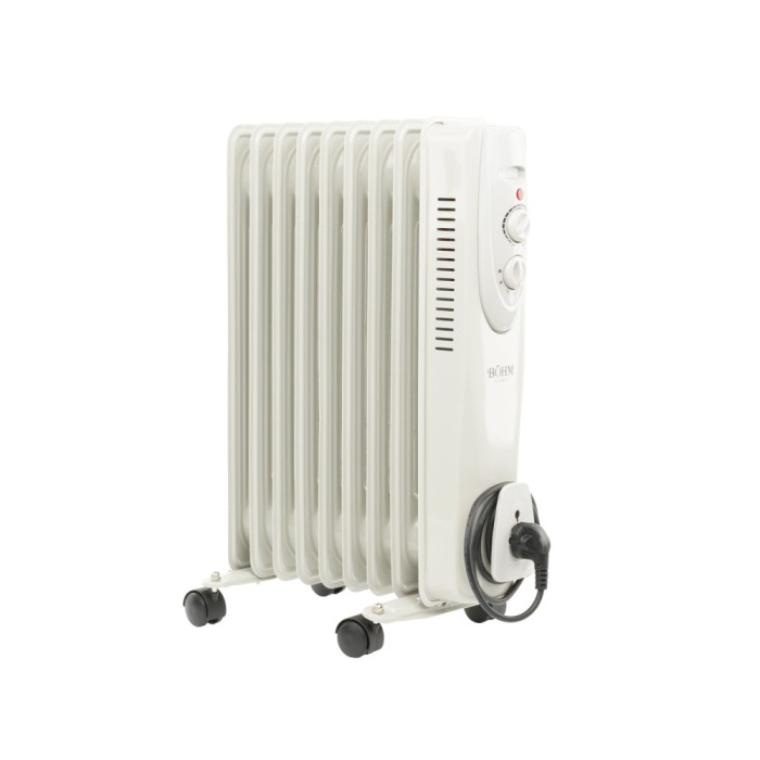 Calorifer electric cu ulei BOH-29 B&Ouml;HM, 8 elementi , 3 trepte de putere 800/1200/2000 W, termostat Innovative ReliableTools