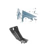 Suport aripa fata SEAT ALTEA (5P1/5P5), 03.2004-05.2015; TOLEDO (5P2), 10.2004-09.2009, partea dreapta, original,