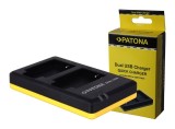 Patona Dual incarcator pentru Nikon EN-EL12, ENEL12 incl. Micro-USB cable
