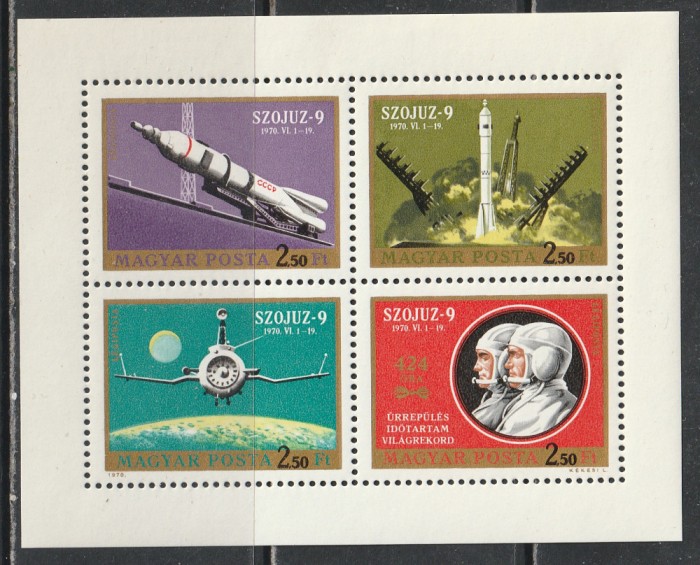 Ungaria 1970 - Soyuz 9 M/S 1v MNH