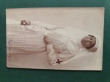 Ilustrata tip carte postala , SORA MEDICALA -CRUCEA ROSIE -ANII 1920 -Pasteur