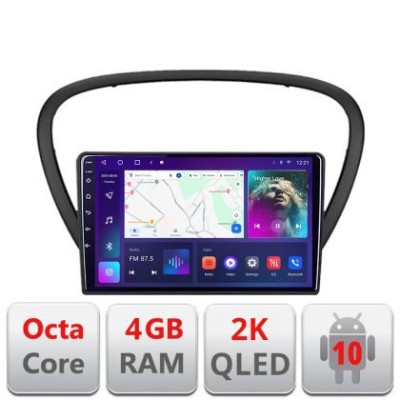 Navigatie Peugeot 607 Android ecran Qled 2K Octa core 4+32 Kit-607+EDT-E409-2K CarStore Technology foto