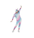 Costum Unicorn pentru Adulti Salopeta cu Gluga, Marime M