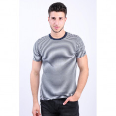 Tricou Selected Perfect Stripe Dark Sapphire foto