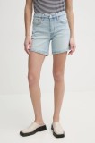 Levi&#039;s pantaloni scurti jeans femei, neted, high waist