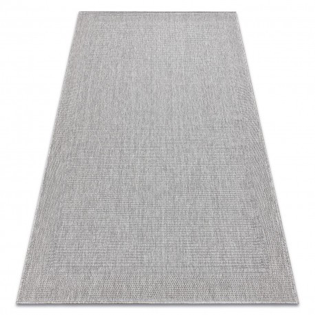 Covor TIMO 5979 sisal exterior cadru gri deschis, 120x170 cm