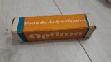 1978 Ambalaj pasta de dinti OPTIMA anticarie comunism igiena stil de viata NIVEA