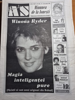 ziarul formula as 14 - 21 decembrie 1998 - george alezandru , schitul namaesti foto