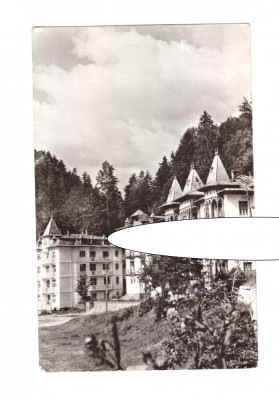 CP Slanic Moldova - Vedere, RSR, circulata 1966, stare foarte buna foto