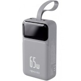 Baterie Externa Forever Vibe-TB65, 20000mAh, 65W, QC + PD, 2 x USB-A - 2 x USB-C, Gri