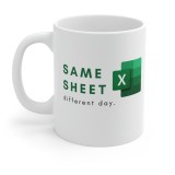 Cana personalizata pentru colegii pasionati de EXCEL, 330 ml