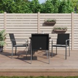 VidaXL Set mobilier de grădină cu perne, 5 piese, poliratan și oțel
