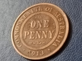 One 1 penny 1913 Australia [poze]. Discount conform descriere [10 - 20 %. Vezi descrierea.].