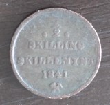Moneda Norvegia - 1/2 Skilling 1841