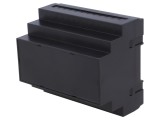 Carcasă DIN 90mm x 104mm x 65mm ABS neagră