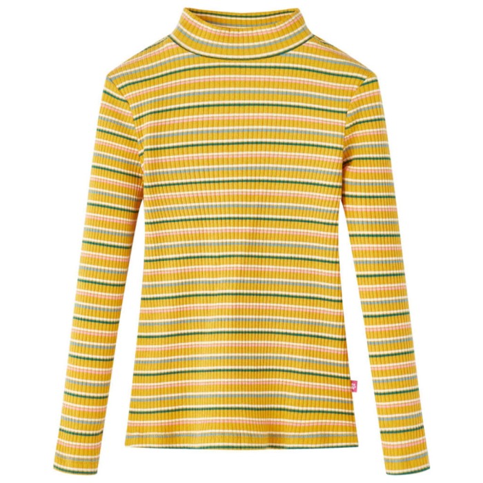 Tricou de copii cu m&acirc;neci lungi, ocru, 92