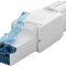 Conector RJ45 CAT6A UTP asamblare rapida fara unelte AWG24-22 Goobay 65941
