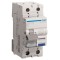 Siguranta diferential RCBO 10A 1P+N 10mA 6Ka B tip A Hager ACS910D