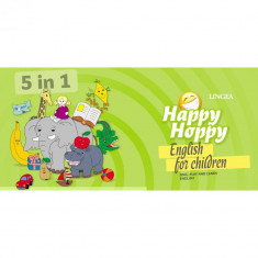 Happy Hoppy Complet - Sing, play and learn English (CD cu cantece, fise de lucru, jocuri de masa si jocuri de memorare) foto