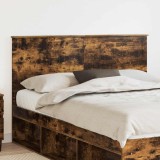 vidaXL Tăblie cap cu headboard Stejar fumuriu 150 cm Lemn compozit 887753