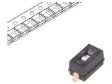 Comutator DIP-SWITCH 1 Secțiune OFF-ON 0,025A 24VDC