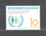Turcia.1978 Campanie impotriva rasismului ST.93, Nestampilat