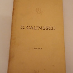 OPERE - G. CĂLINESCU