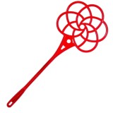 Paleta pentru batut covoare CSD, de plastic, 60 cm, Rosie
