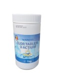 Tablete Clor 3 Actiuni Piscina 1kg Waincris - Dezinfectare, Anti-Alge, Clarificare Apa