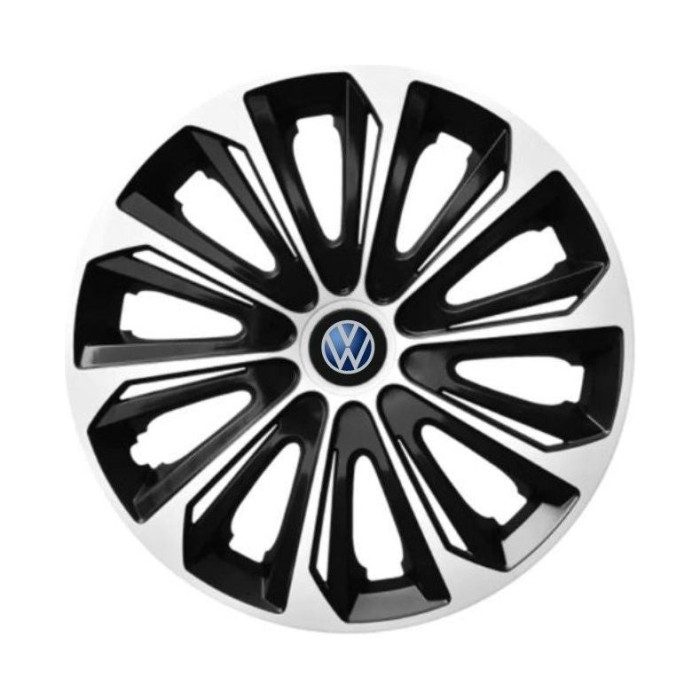 Set 4 capace roti Extra strong silver R16 Compatibil Cu VW