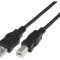 Cablu USB 2.0 A-B 5m, negru