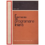 Ernest Dani - Elemente de programare liniara - 129771