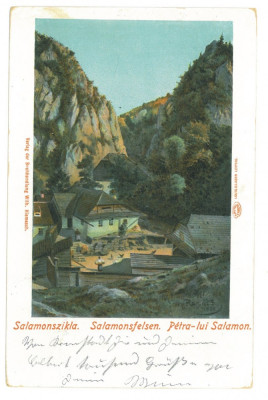 4706 - BRASOV, Litho, Romania - old postcard - used - 1903 foto
