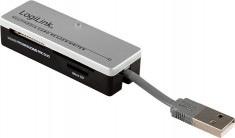 CARD READER extern LOGILINK, interfata USB 2.0, citeste/scrie: SD, micro SD, foto