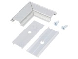 Conector 90&deg; aluminiu natural GROOVE10