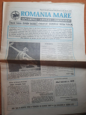 ziarul romania mare 13 iunie 1997 foto