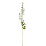 Fir floare decorativa pentru interior si exterior,alb,plastic,84 cm, Oem