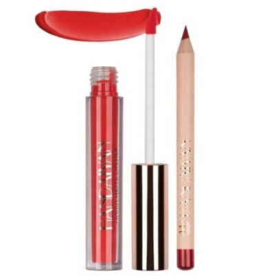 Set ruj si creion de buze, Handaiyan Lips Kit, Matte, 11 foto