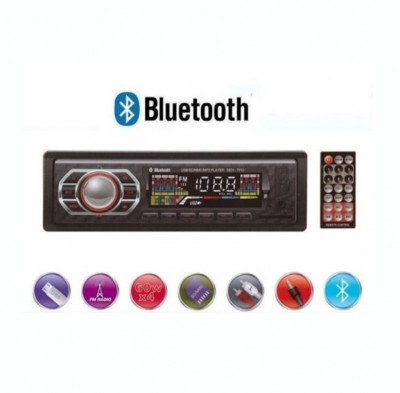 Mp3 player cu bluetooh, usb, aux, radio si telecomanda pentru auto foto