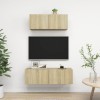 Gossi set dulapuri tv, 2 piese, stejar sonoma, lemn prelucrat