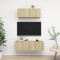 Gossi set dulapuri tv, 2 piese, stejar sonoma, lemn prelucrat