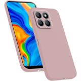 Husa Soft Touch, slim, ALC Mobile, anti soc, compatibila cu Honor X6A, Roz Pudra Tpu