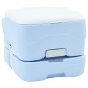 Toaleta Portabila Camping vidaXL, 10L Apa Curata, 20L Deseuri, Albastru, Plastic, 36.5x41.5x30 cm
