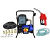 Pompa electrica combustibil Geko 220V, 600W, 40L/min, cu contor, pistol si furtun 6m - Motorina, Benzina, Ulei