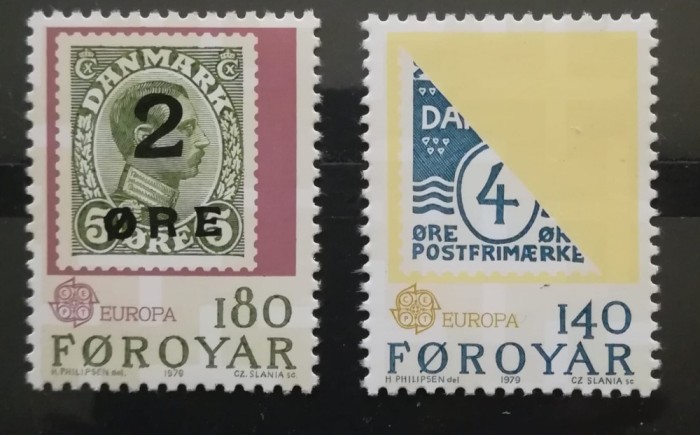 BC292, Insulele Feroe 1979, serie europa cept