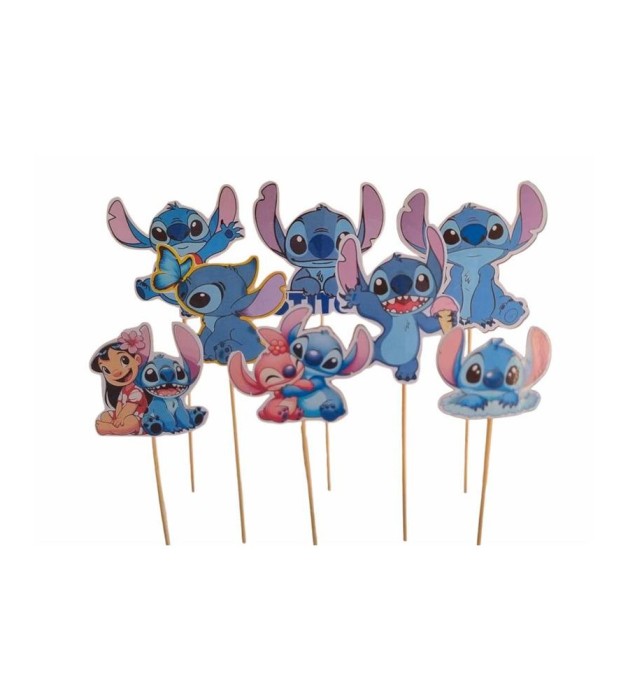 Set 8 Toppere Model Stitch 5-10 cm Decor Petrecere