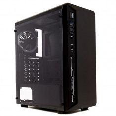 Carcasa Gaming Inter-Tech C-III Saphir Black, USB 3.0, Ventilator 120mm LED RGB foto