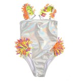 Costum de baie multicolor pentru copii