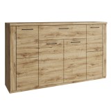 Cumpara ieftin Comoda 2 usi stejar navarra Dorsi 160x41x 94.6 cm
